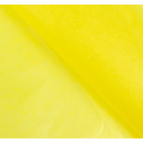 Бумага упаковочная тишью, цвет желтый, 50 см х 66 см, 1 шт