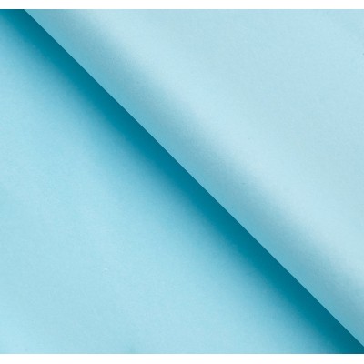 Бумага упаковочная тишью, цвет нежно-голубой, 50 см х 66 см, 1 уп. (10 шт)