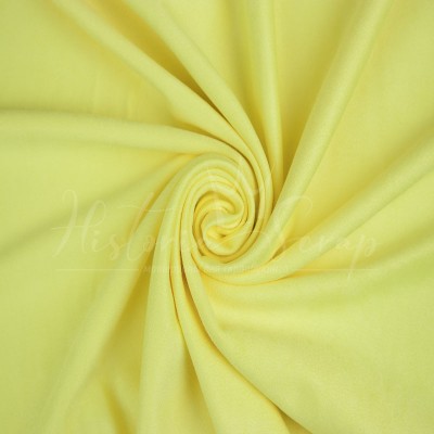 Замша искусственная двусторонняя, цвет жёлтый, 29х70