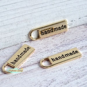 Подвеска металлическая "Handmade", цвет золото