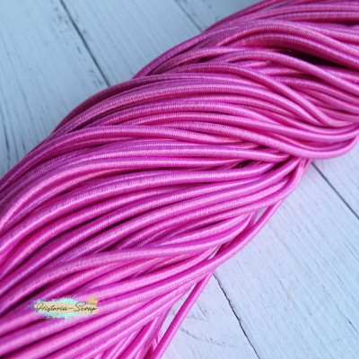 Резинка шляпная, цвет розовый, 2,8 мм